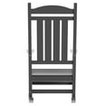 thumbnail image 7 of Afuera Living Traditional Classic Porch Rocking Chair (Set of 2) in Gray, 7 of 7