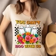 thumbnail image 2 of You Can’t Boo With Us Ghost Floral Retro Halloween Shirt, Black, Size XL, 2 of 6