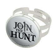 Supernatural Join the Hunt Silver Plated Adjustable Novelty Ring