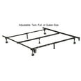thumbnail image 5 of Twin, Full, Queen Sturdy Black Metal Adjustable Bed Frame w/Headboard Brackets, 5 of 5