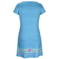 thumbnail image 5 of Summer Dresses for Women Casual Short Sleeve Dress Trendy V Neck Loose Flowy Mini Sundress, 5 of 8