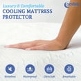 thumbnail image 2 of Comfety Waterproof Mattress Protector - Luxury Soft Leak-Proof Mattress Cover - Hypoallergenic, Breathable, Crinkle Free Noiseless, 2 of 5