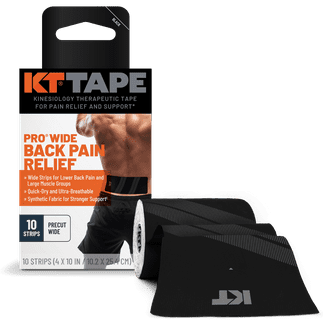 KT Tape Orange Pro Synthetic Kinesiology Tape 20 Precut Strips HSA