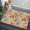 thumbnail image 3 of 2x3 Ft Entryway Area Rug, Fall Leaves Kitchen Rug Runner Washable Floor Mat, Farmhouse Retro Botanical Floral Non Slip Indoor Door Mat Throw Carpet for Bathroom Living Room Bedroom, 3 of 8