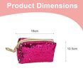 thumbnail image 2 of Bolsa octágono portátil con lentejuelas, bolsa de maquillaje de moda, bolsa de almacenamiento portátil de viaje, bolsa de almacenamiento de cosméticos, 2 of 5