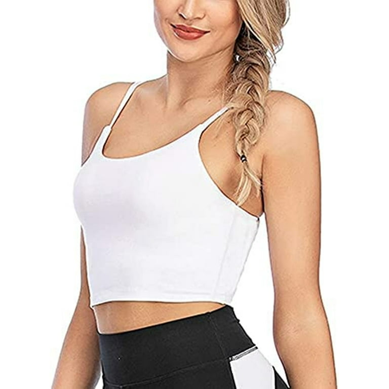 nine bull Womens High Impact Sports Bra - Workout Crop Top High Neck  Longline Sports Bra for Workout Yoga Gym : : Clothing, Shoes 