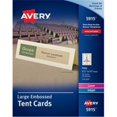 thumbnail image 1 of Avery AVE5915 Grandes Cartes de Tente Embossées - Ivoire, 1 of 2