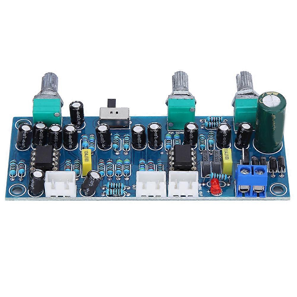 Preamp Board 2.1 Channel Subwoofer Pre‑Amp Low Pass Filter Amplifier ...