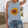 thumbnail image 2 of Playeras,Blusas y Tops,Ropa para Mujer Mujeres Negro Tank Top Camiseta sin mangas cómoda para mujer (Grey, XL), 2 of 4
