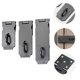 thumbnail image 1 of RENACLIPY 1Jgo Cerradura De Seguridad Para Armarios Y Puertas En Inoxidable Negro Resistente, 1 of 5