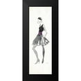 thumbnail image 2 of Tavoletti, Anne 7x14 Black Modern Framed Museum Art Print Titled - Purple Flair I, 2 of 5