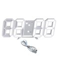 thumbnail image 1 of Reloj Digital LED Desplegable, Modo de Control de Voz Grande Desk 3D LED Dessepertador de Pared De la Pared Para Sala de Estar, 1 of 8