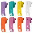 thumbnail image 4 of QIFULL 8Pcs Elastic Band Clothes Organizer Straps for Fitness and Closet Use Assorted Colors, 4 of 8