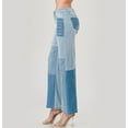 thumbnail image 3 of Color Blocked Patch Me up Combo Wide Leg Jeans, 3 of 4