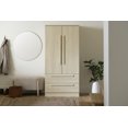thumbnail image 3 of Armoire de rangement 2 portes, fini Chêne blanchi, collection Haven de Meubles South Shore, 3 of 13