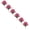 Magenta*6, variant on 1Pc 14.17" Outdoor Artificial Pansy Flower Bush, UV Resistant Faux Flowers with Eucalyptus for Hanging Baskets Window Box Decor, Magenta