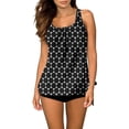 thumbnail image 2 of Camisetas de Mujer Vestido Casual sin Mangas Floral Estampado Túnica con Empuje Acolchado Traje de Baño Set de Blusa para las Mujeres Vestido Tops Y Blusas, 2 of 8