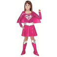 thumbnail image 1 of Disfraz de Superman para niña, vestido rosa, disfraz de Halloween, 1 of 2