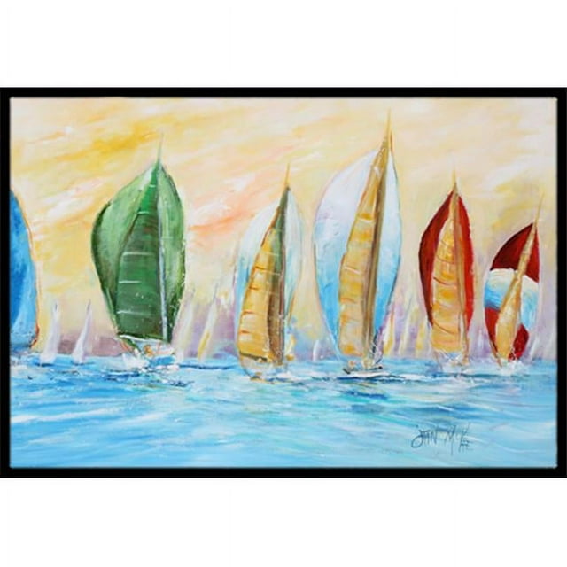 Carolines Treasures JMK1002MAT Tapis Regatta Intérieur & Extérieur - 18 x 27 Po.