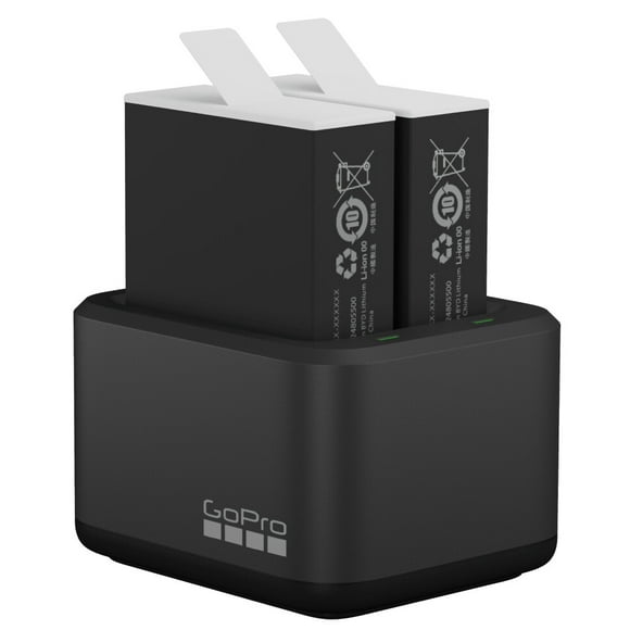 GOPRO : DUAL BATTERY CHARGER + ENDURO (H12/H11/H10/H9) : BLACK :