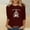 #0312-Wine, variant on Uootdi Easter Christian Jesus Faith Sweatshirt for Women Jesus Cross Printed Pullover Crew Neck Comfy Loose Long Sleeve Shirts Gift