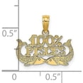 thumbnail image 4 of 14K Yellow Gold 100% PISCES Zodiac Charm - 13.1mm, 4 of 6