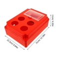 thumbnail image 2 of Minkissy Boîtier Électrique en Plastique Extérieur Rouge Résistant aux Intempéries pour Électriciens 1Pcs, 2 of 6