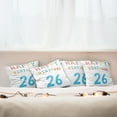 thumbnail image 7 of Ambesonne Colorful Throw Pillow Cover 4 Pack, Soft Celebration Sign, 20", Multicolor, 7 of 7