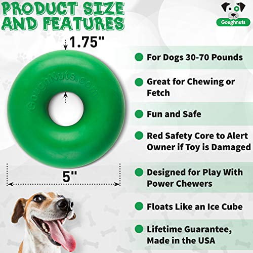 goughnuts guaranteed indestructible dog toy
