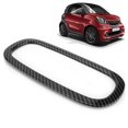 thumbnail image 4 of Air conditioning button cover a/c button trim air conditioning switch cover Carbon Fiber Style CD Panel Air Conditioning Button Cover Trims Replacement for Smart Fortwo/Forfour 453, 4 of 8
