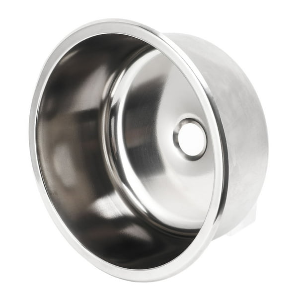Fregadero para caravana gran capacidad universal 295 x 130 mm barra resistente a las manchas lavabo cepillado para barco para caravana ANGGREK Otros