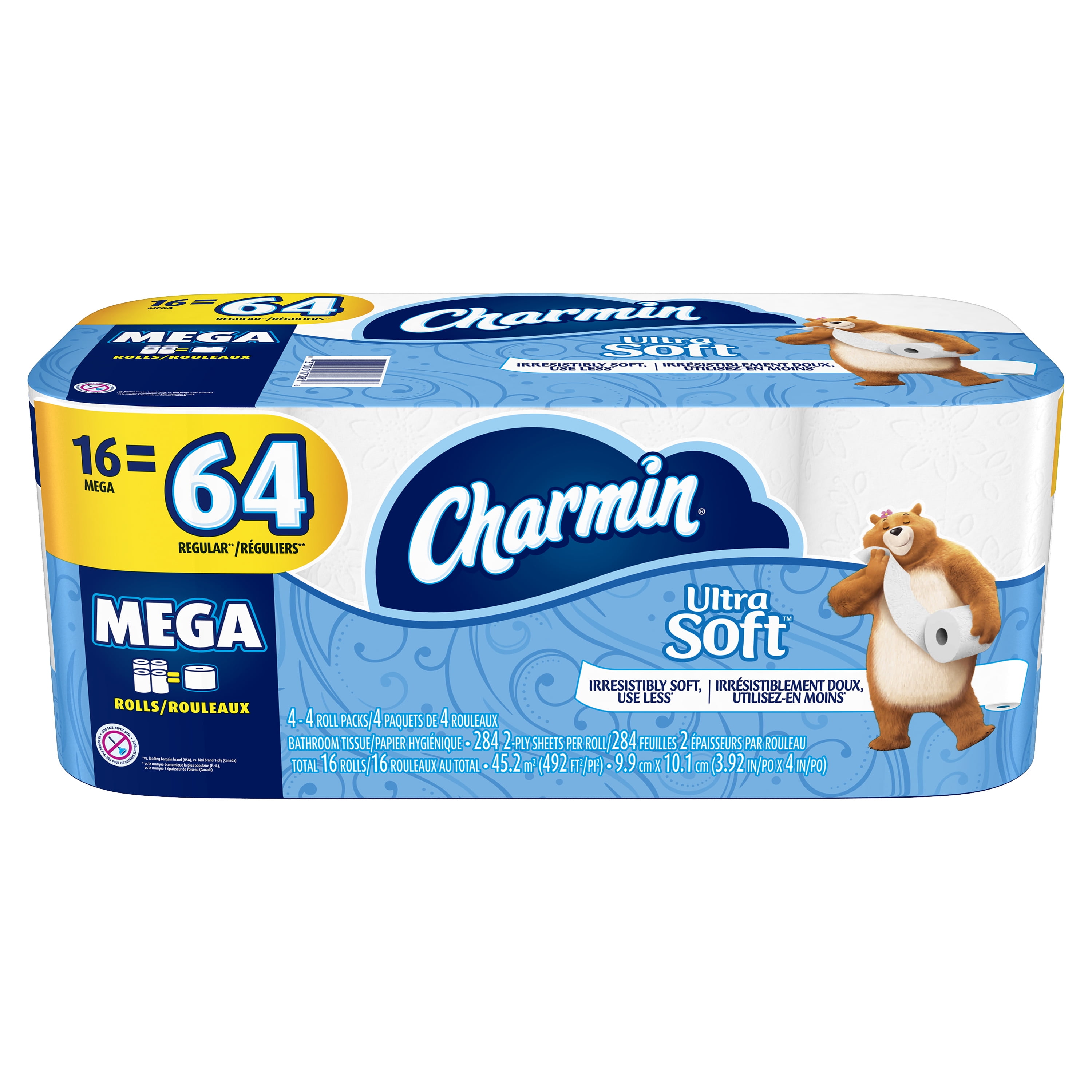 Charmin Ultra Soft Toilet Paper, 16 Mega Rolls by Procter & Gamble