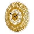 thumbnail image 2 of Abbracc Acrylic Prayer Clocks Electric Non Ticking Gold, 2 of 8