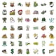 thumbnail image 3 of Paquete de pegatinas con dinero, moneda, anime, vinilo impermeable, 50 unidades, 3 of 3