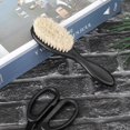 thumbnail image 5 of OPALESQUE 2pcs Slick Back Hair Brush,Soft Bristle Smoothing Hair Brushes for Women,Curly Hair Detangling,Restores Shine, Beard Brush for Men, Professional Barber Accessories, 5 of 7