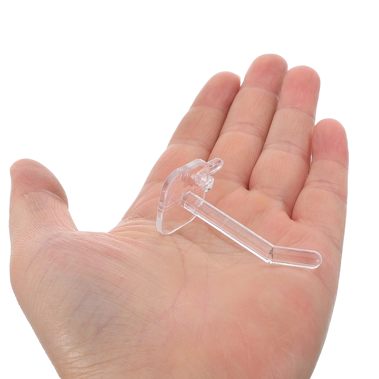 HINTRMENT  Transparent Plastic Pegboard Tool Hangers Sleek and Stable
