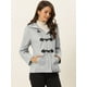 thumbnail image 2 of Chaquetón Allegra K con capucha y bolsillos profundos Gris XS, 2 of 6