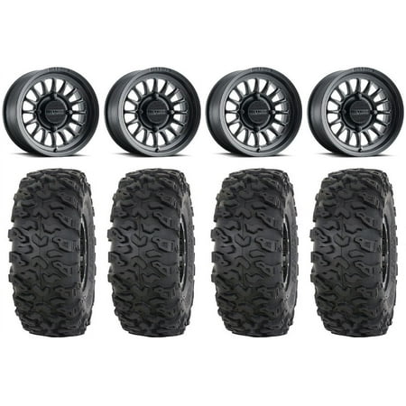 Method 411 15 Wheels Black (4+3) 35 Roctane T4 Tires Polaris RZR XP 1000 / PRO XP / Ranger XP 900/1000 Method 411 15 Wheels Black (4+3) 35 Roctane T4 Tires Polaris RZR XP 1000 / PRO XP / Ranger XP 900/1000