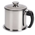 thumbnail image 2 of Deago Bacon Grease Container with Strainer 60.8 oz Stainless Steel Oil Container Can with Dust-proof Lid Non-slip Tray for Kitchen Storing Frying Cooking Grease, 2 of 8