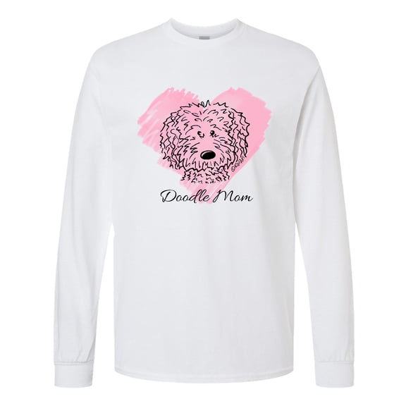 Inktastic Doodle Mom Long Sleeve T-Shirt