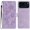 Purple, variant on For IPhone 17 6.3" Rose Embossed Strong Magnetic Attachment/Closure, Card Slots/Pocket, PU Leather Flip Wallet Case ,Green,For iPhone 17
