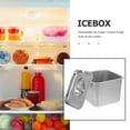 thumbnail image 2 of TEHAUX Metal Ice Cream Container with Lid for Homemade Yogurt and Ice Cream Storage, 2 of 5