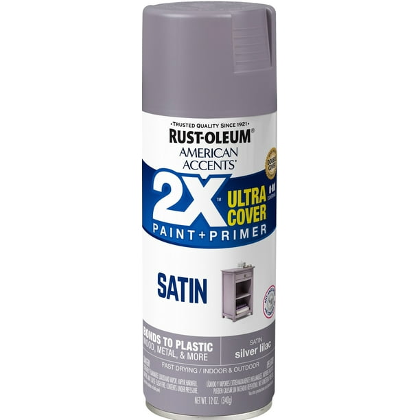 Silver Lilac, RustOleum American Accents 2X Ultra Cover Satin Spray