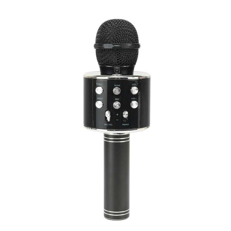WS858 Wireless Bluetooth Karaoke Microphone Singing Handheld Smartpnone  Speaker Mic for Home KTV Outdoor Party