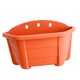 thumbnail image 2 of Maceta colgante para plantas con riego automático, soporte para barandilla, balcón y patio Naranja, 2 of 8
