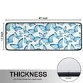 thumbnail image 5 of Kitchen Rugs Sets Of 2,Blue Butterfly Pattern Anti Fatigue Kitchen Mat Rugs Non Slip Washable,Decorative Kitchen Floor Mats for Kitchen,Sink,Laundry,17"x47"+17"x47", 5 of 5