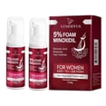 thumbnail image 1 of Minoxidil Foam for Women Hair Growth: 5% Minoxidil as Women's Hair Loss Treatments and Hair Thickening Products, 2 Pack, 1 of 3