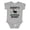 AC-Heather Grey, variant on Daddy Hunting Buddy Bow Hunter Boys Baby Bodysuit