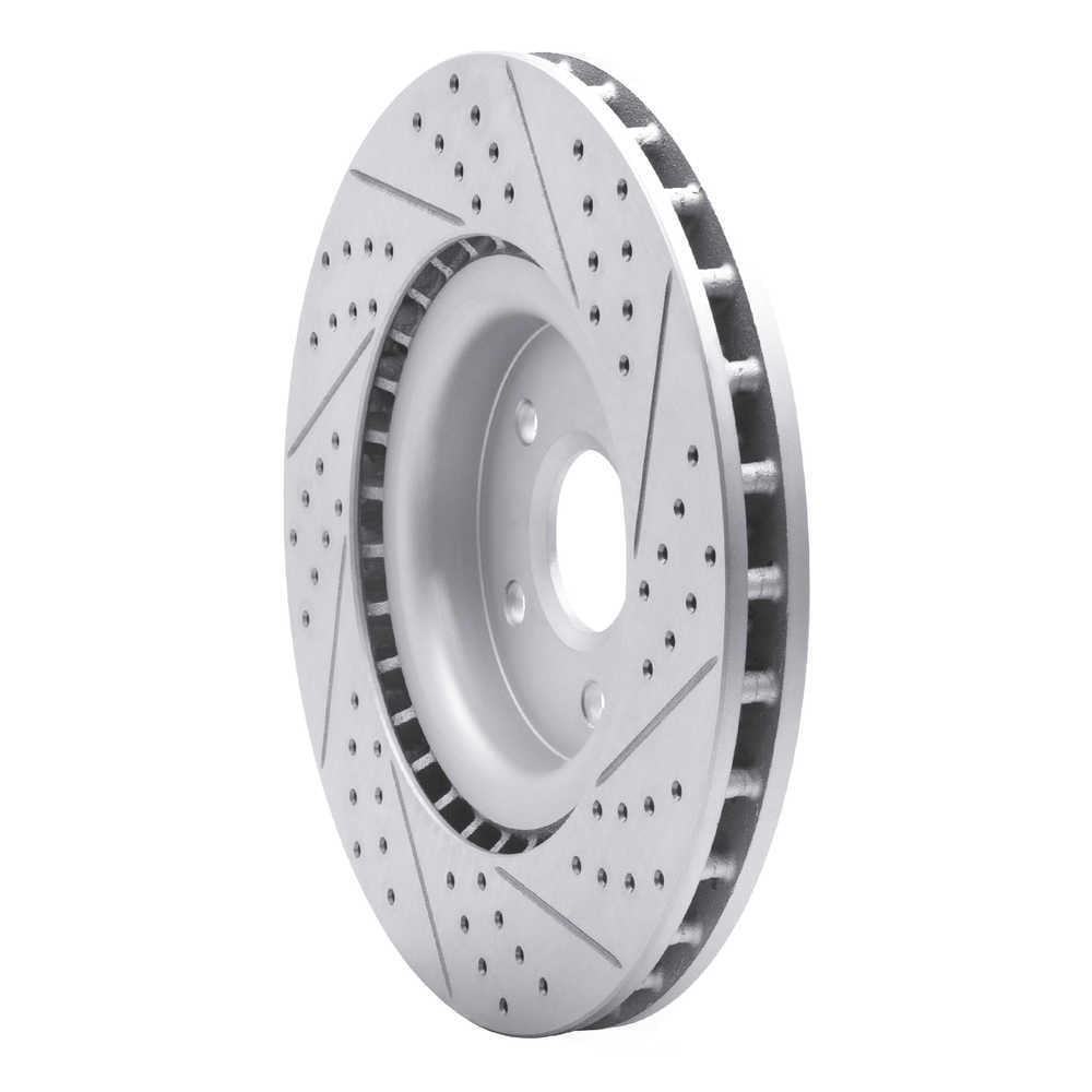 Dynamic Friction Company 830-45017L DFC Geoperformance Rotor - Drilled and Slotted