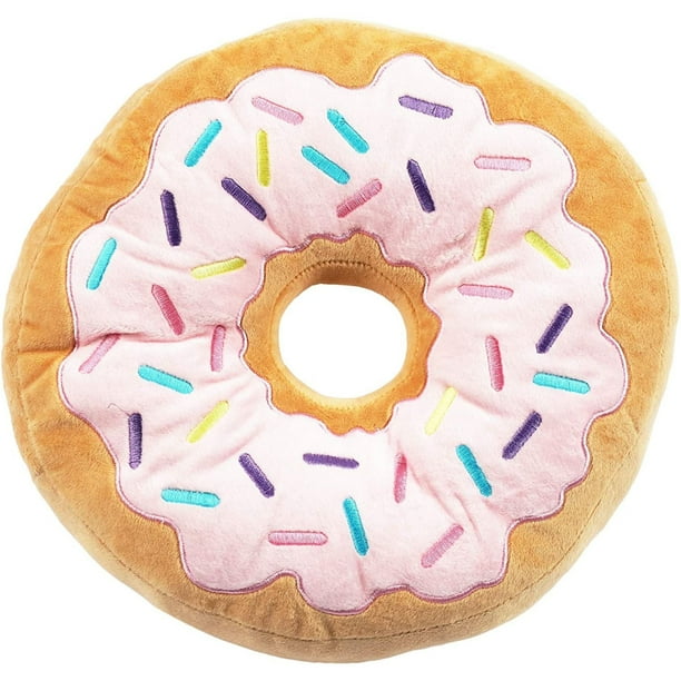 Donut Plush Throw Pillow, Round Stuffed Cushion Play Toy for Chair Seat